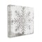Stupell Industries Winter Snowflake Distressed Pattern Canvas Wall Art